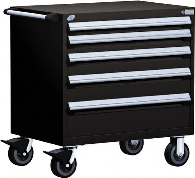 Rousseau Metal R5BDG-3003-091 Steel Tool Roller Cabinet: 5 Drawers