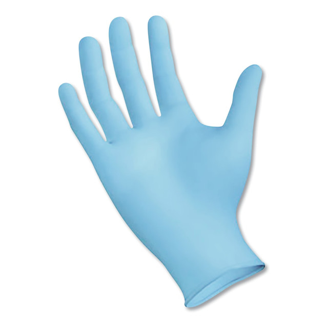 LAGASSE, INC. Boardwalk 382LBXA  Disposable Examination Nitrile Gloves, Large, Blue, 5mil, Box Of 100 Gloves