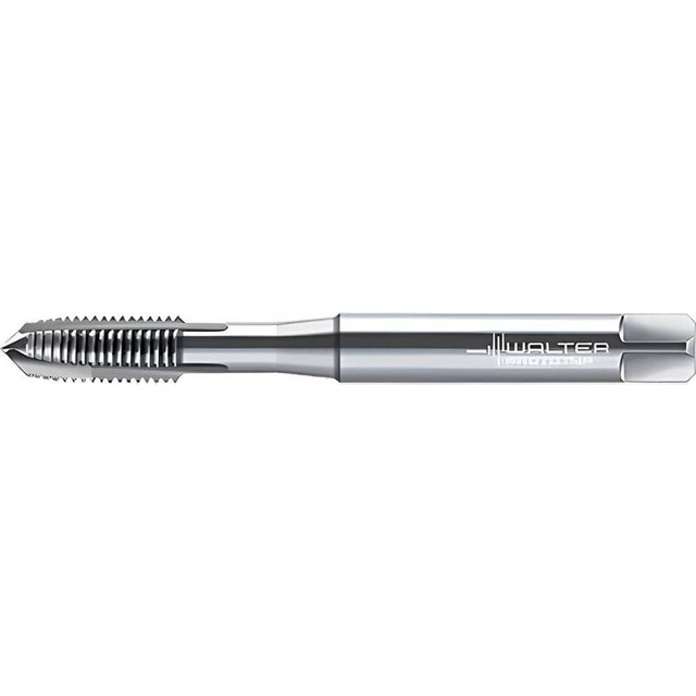 Walter-Prototyp 6149103 Spiral Point Tap: M2x0.4 Metric, 2 Flutes, Plug Chamfer, 6H Class of Fit, High-Speed Steel-E, Bright/Uncoated