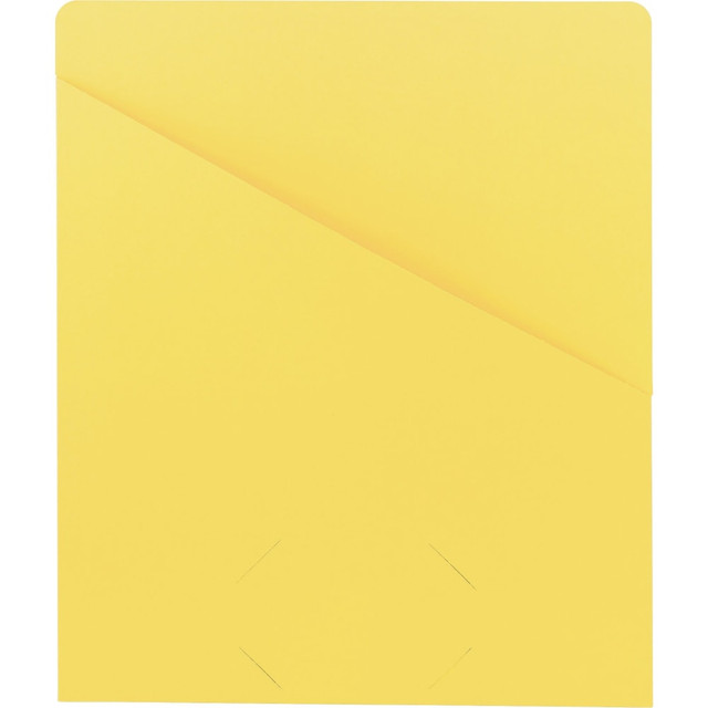SMEAD MFG CO 75434 Smead Slash File Jackets Convenience Pack, 9 1/2in x 11 3/4in, Yellow, Pack Of 25 SMEAD MFG CO 75434 Smead Slash File Jackets Convenience Pack, 9 1/2in x 11 3/4in, Yellow, Pack Of 25