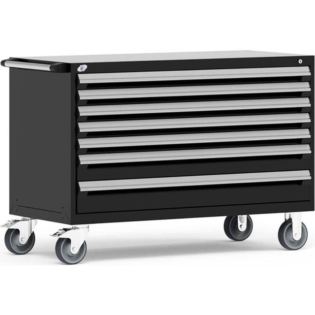 Rousseau Metal R5BJE-3011-091 Steel Tool Roller Cabinet: 7 Drawers