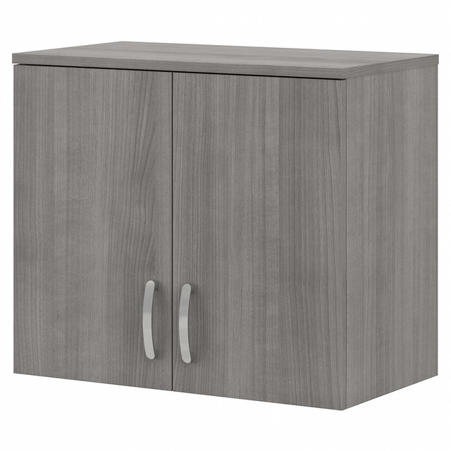 BUSH INDUSTRIES INC. UNS428PG Bush Business Furniture Universal Wall Cabinet With Doors And Shelves, Platinum Gray, Standard Delivery BUSH INDUSTRIES INC. UNS428PG Bush Business Furniture Universal Wall Cabinet With Doors And Shelves, Platinum Gray, Standard Delivery