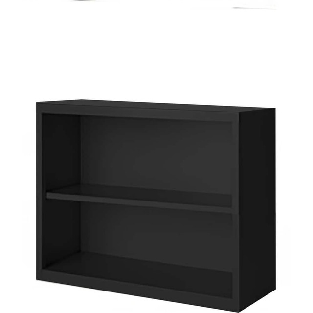 Steel Cabinets USA BCA-363013-B Bookcases; Overall Height: 30 ; Overall Width: 36 ; Overall Depth: 13 ; Material: Steel ; Color: Black ; Shelf Weight Capacity: 160