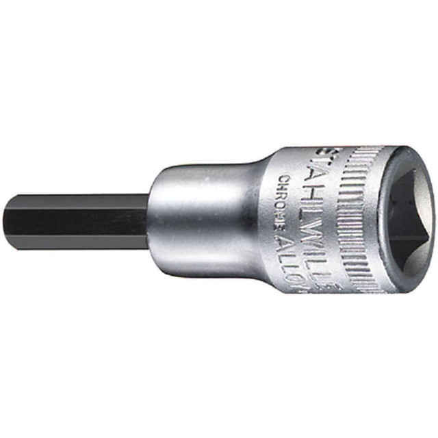 Stahlwille 02450010 Hand Hex & Torx Bit Sockets; Socket Type: Hex Bit Socket ; Hex Size (Inch): 5/32in ; Bit Length: 20mm ; Insulated: No ; Tether Style: Not Tether Capable ; Material: Chrome Alloy Steel