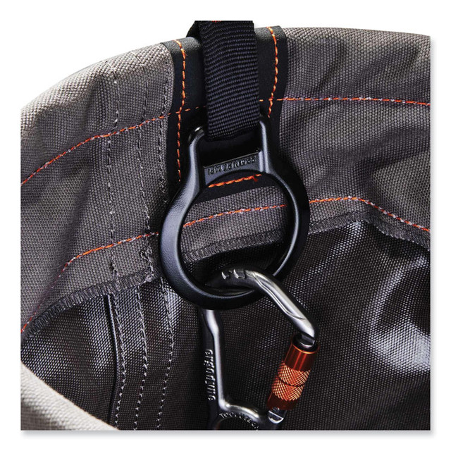 TENACIOUS HOLDINGS, INC. ergodyne® 14960 Arsenal 5960 Canvas Hoist Bucket with D-Rings, 150 lb, Gray