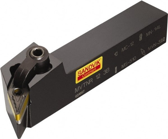 Sandvik Coromant 5736128 Indexable Turning Toolholder: MVTNL123B, Clamp & Screw