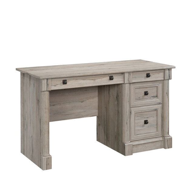SAUDER WOODWORKING CO. 424819 Sauder Palladia 54inW Computer Desk, 54inW, Split Oak SAUDER WOODWORKING CO. 424819 Sauder Palladia 54inW Computer Desk, 54inW, Split Oak