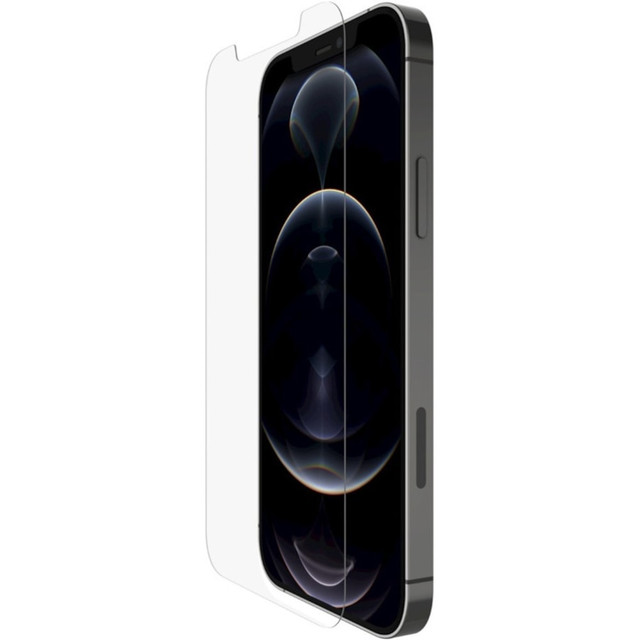 BELKIN, INC. OVA021ZZ Belkin TemperedGlass Treated Screen Protector for iPhone 12 / iPhone 12 Pro - For OLED iPhone 12, iPhone 12 Pro BELKIN, INC. OVA021ZZ Belkin TemperedGlass Treated Screen Protector for iPhone 12 / iPhone 12 Pro - For OLED iPhone 12, iPhone 12 Pro