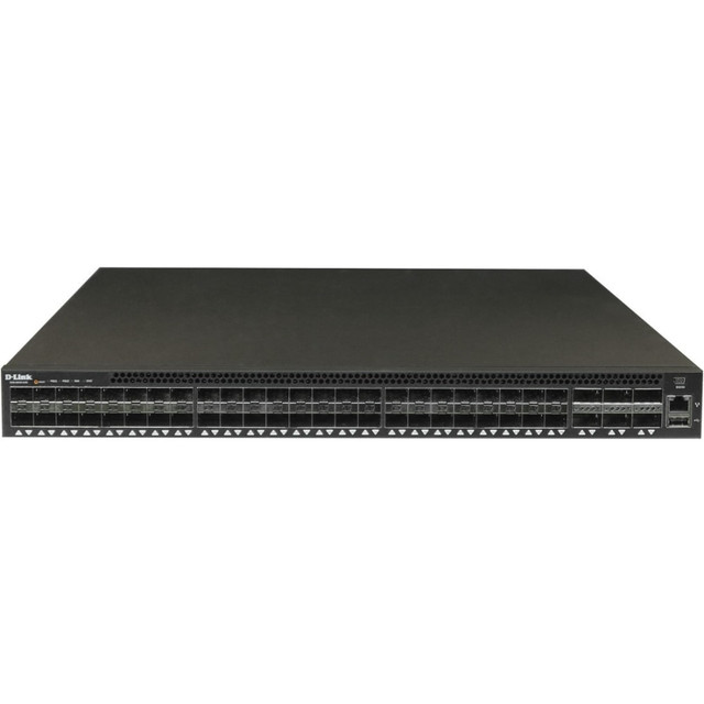 D-LINK SYSTEMS USA, INC. D-Link DXS-5000-54S/AF-PNE  54 Port 10GbE/40GbE Open Network Switch - Manageable - 3 Layer Supported - Modular - Optical Fiber - 1U High - Rack-mountable, Cabinet Mount - Lifetime Limited Warranty
