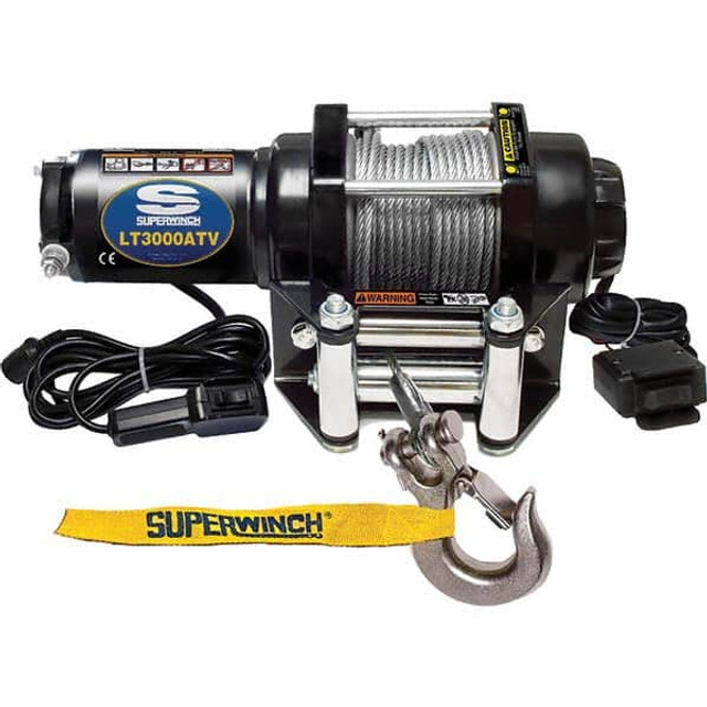 Superwinch 1130220 Automotive Winches; Winch Type: Wire Rope ; Winch Gear Type: Planetary ; Winch Gear Ratio: 136:01:00 ; Pull Capacity: 3000 ; Cable Length: 50 ; Overall Length: 13.2; 335.3