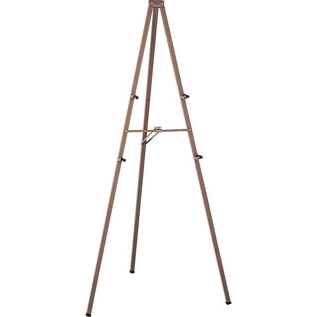 ACCO BRANDS USA, LLC 21E Quartet Steel Tripod Easel, 96in x 48in, Bronze