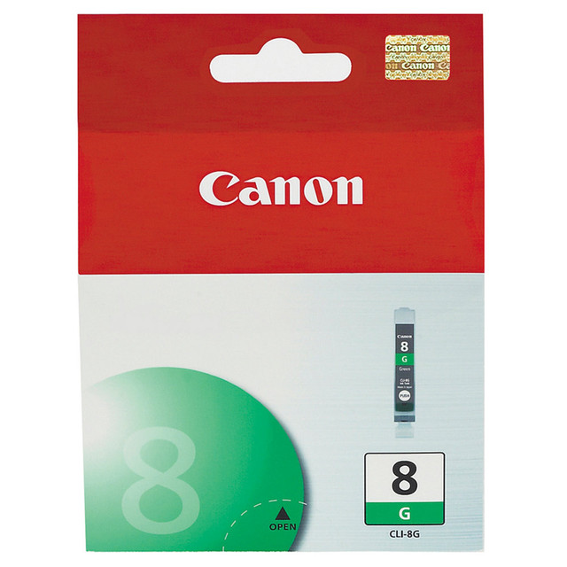 CANON USA, INC. Canon 0627B002  CLI-8G ChromaLife 100 Green Ink Tank, 0627B002