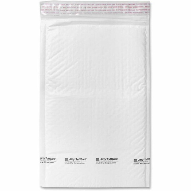 SEALED AIR CORPORATION Sealed Air 49674  Tuffgard Premium Cushioned Mailers - Bubble - #1 - 7 1/4in Width x 12in Length - Peel & Seal - Poly - 25 / Carton - White