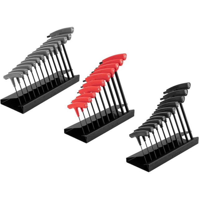 Tekton KEY92001 Hex Key Sets; Tool Type: Hex Key Set ; Handle Type: T-Handle ; Hex Size Range (Inch): 5/64 - 3/8 ; Material: Steel ; Overall Length (Decimal Inch): 9.0000 ; Arm Style: T-Handle