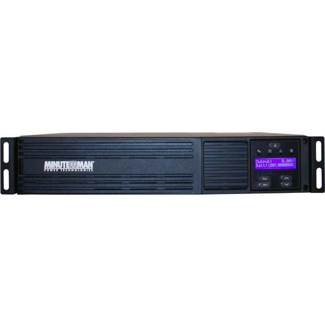 MINUTEMAN EXR1500RT2U  EXR Series Line Interactive Uninterruptible Power Supply - 2U Tower/Rack/Wall Mountable - AVR - 2.50 Minute Stand-by - 120 V AC Input - 120 V AC Output - Single Phase - Serial Port - 8 x NEMA 5-15R