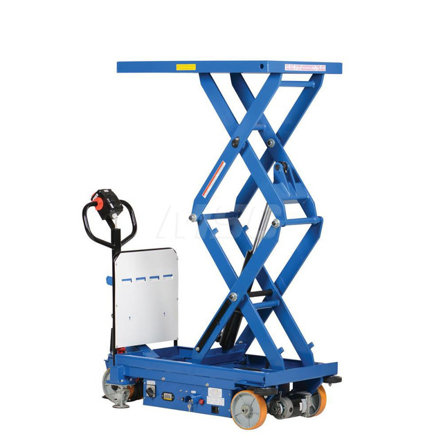 Vestil CART-1500D-DC-C Mobile Air Lift Table: 1,500 lb Capacity, 20-1/2" Lift Height, 24 x 40" Platform