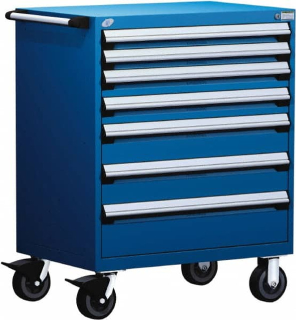 Rousseau Metal R5BDD-3801-055 Steel Tool Roller Cabinet: 5 Drawers