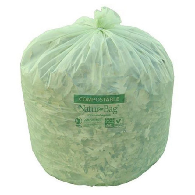 NORTHERN TECHNOLOGIES INTERNATIONAL CORPORATION NT1025-X-00018 Natur Bag Compostable Trash Liners, 30 Gallons, Green, 25 Bags Per Roll, Case Of 8 Rolls NORTHERN TECHNOLOGIES INTERNATIONAL CORPORATION NT1025-X-00018 Natur Bag Compostable Trash Liners, 30 Gallons, Green, 25 Bags Per Roll, Case Of 8 Rolls