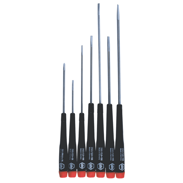 Wiha Tools 817-26092  7-Piece Slotted/Phillips Precision Set