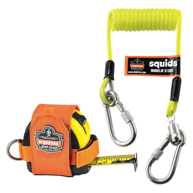 ERGODYNE CORPORATION 19660 Ergodyne Squids 3190 Tape Measure Tethering Kit, 2 Lb, Black ERGODYNE CORPORATION 19660 Ergodyne Squids 3190 Tape Measure Tethering Kit, 2 Lb, Black