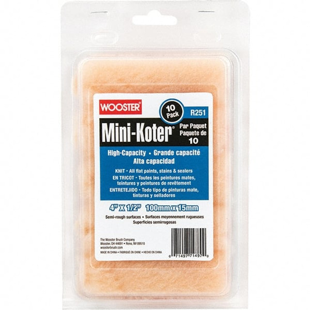 Wooster Brush R251-4 Mini Paint Roller Cover: 1/2" Nap, 4" Wide