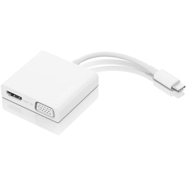 LENOVO, INC. GX90T33021 Lenovo USB-C 3-in-1 Travel Hub, 4K HDMI, VGA, USB 3.0, Simple Plug and Play - for Notebook - USB Type C - 2 x USB Ports - 1 x USB 3.0 - USB Type-C - HDMI - VGA - Wired LENOVO, INC. GX90T33021 Lenovo USB-C 3-in-1 Travel Hub, 4K HDMI, VGA, USB 3.0, Simple Plug and Play - for Notebook - USB Type C - 2 x USB Ports - 1 x USB 3.0 - USB Type-C - HDMI - VGA - Wired