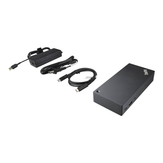 LENOVO, INC. 40A90090US Lenovo ThinkPad USB-C Dock - Docking station - USB-C - VGA - 1GbE - 90 Watt