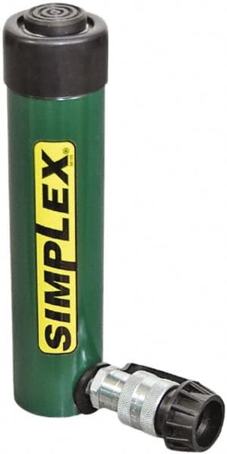TK Simplex R101 Portable Hydraulic Cylinder: Single Acting, 2.3 cu in Oil Capacity