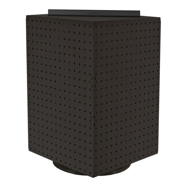 AZAR DISPLAYS 701414-BLK 4-Sided Revolving Pegboard Tabletop Display, 20inH x 14inW x 14inD, Black AZAR DISPLAYS 701414-BLK 4-Sided Revolving Pegboard Tabletop Display, 20inH x 14inW x 14inD, Black