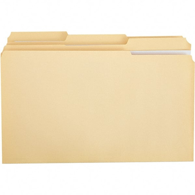 UNIVERSAL UNV16123 File Folders with Top Tab: Legal, Manila, 100/Pack