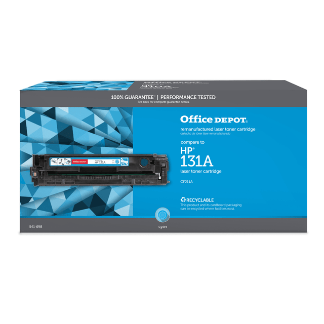 CLOVER TECHNOLOGIES GROUP, LLC OD131AC Office Depot Remanufactured Cyan Toner Cartridge Replacement For HP 131A