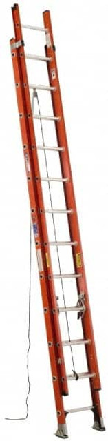 Werner D6220-2 20' High, Type IA Rating, Fiberglass Extension Ladder