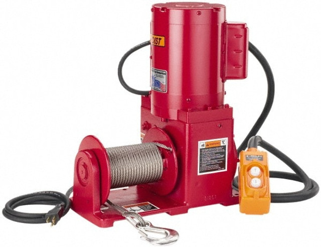 THERN 4771-P20 2,000 Lbs. Cable Limit AC Electric Winch