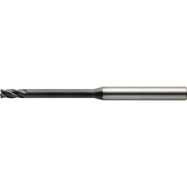 US Union Tool 2734222 Corner Radius End Mill: 2.00 mm Dia, 4.00 mm LOC, 30 deg Helix, Diamond Coated, Corner Radius End, Centercutting Series DCLRS