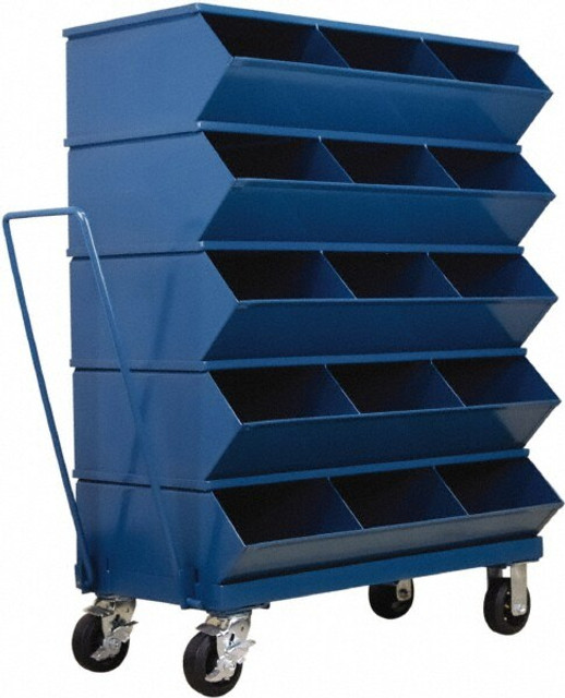 Stackbin 3-415SSMB 5 Bin, Shelving Unit with Openings & Base