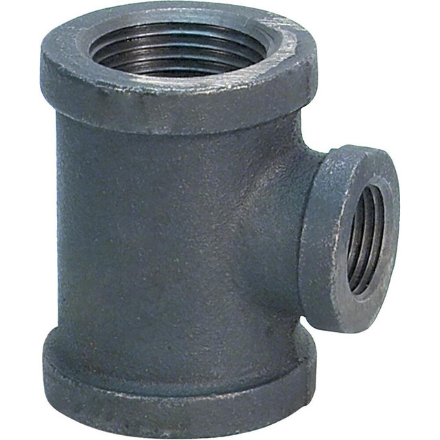 USA Industrials ZUSA-PF-20340 Black Pipe Fittings; Fitting Type: Reducing Branch Tee ; Fitting Size: 3/4" x 1" ; End Connections: NPT ; Material: Iron ; Classification: 150 ; Fitting Shape: Tee