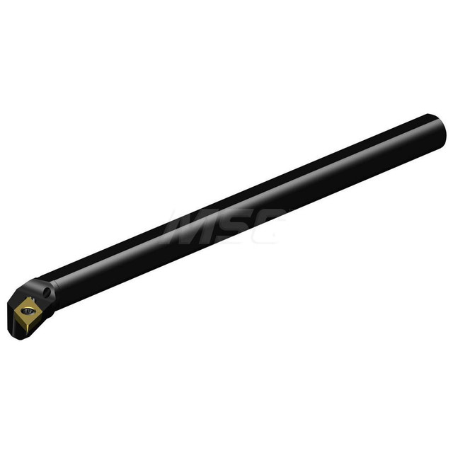 Sandvik Coromant 5721738 Indexable Boring Bar: A06M-SDQCR2, 0.5984" Min Bore Dia, Right Hand Cut, 3/8" Shank Dia, -17.5 ° Lead Angle, Steel