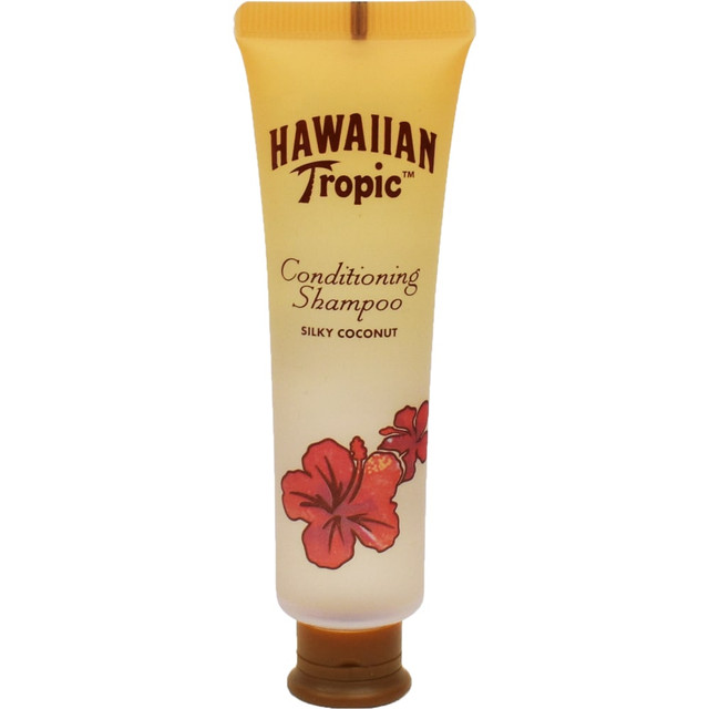 HOTEL EMPORIUM HWT-CS-40ML  Hawaiian Tropic Shampoo, Conditioning, 1.35 Oz, Silky Coconut, Case Of 144 Tubes