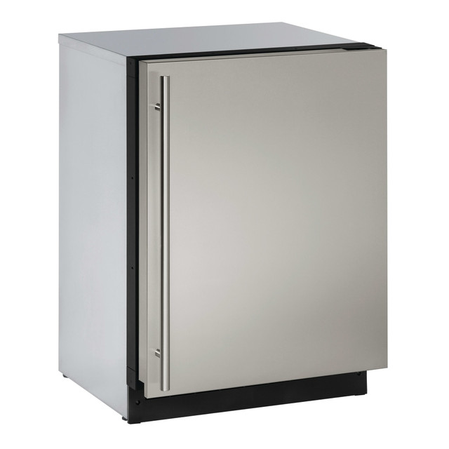 U-LINE CORPORATION U-2224RS-00B 4.8 Cu Ft. Min refrigerator, Stainless Steel, Holds 114 12oz bottles or 172 12oz cans, Reversible door U-LINE CORPORATION U-2224RS-00B 4.8 Cu Ft. Min refrigerator, Stainless Steel, Holds 114 12oz bottles or 172 12oz cans, Reversible door