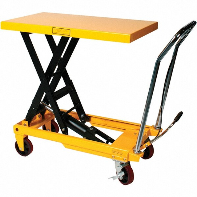 Wesco Industrial Products 272973 2,200 Lb Capacity Manual Hydraulic Scissor Lift Table