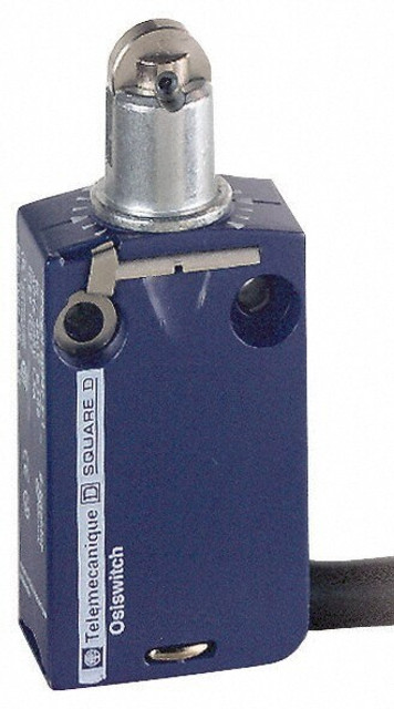 Telemecanique Sensors XCMD2502L5 General Purpose Limit Switch: DP, NC, Roller Plunger, Side