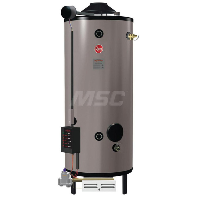 Rheem 566580 Gas Water Heaters; Inlet Size (Inch): 1 ; Maximum Working Pressure: 150.000 ; Commercial/Residential: Commercial ; Fuel Type: Natural Gas ; Pilot Light Window: No ; Tankless: No