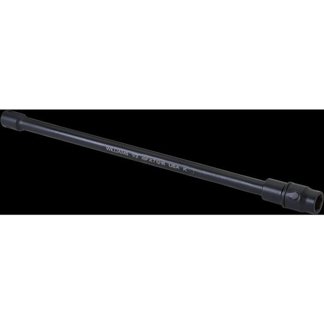 Williams JHWISSXTM912 Socket Extensions; Tool Type: Tension Socket Flextensions ; Extension Type: Non-Impact ; Drive Size: 1/2in (Inch); Finish: Black Industrial ; Overall Length (Decimal Inch): 9.5700 ; Material: Steel