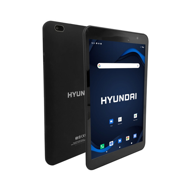 IBRIDGE MANUFACTURING INC HT8WB1RBK02 Hyundai HYtab Plus 8WB1 Wi-Fi Tablet, 8in Screen, 2GB Memory, 32GB Hard Drive, Android 11 Go, Black