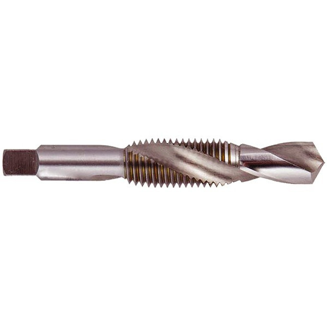 Regal Cutting Tools 007556AS Combination Drill Tap: 3/8-18, 4 Flutes, High Speed Steel