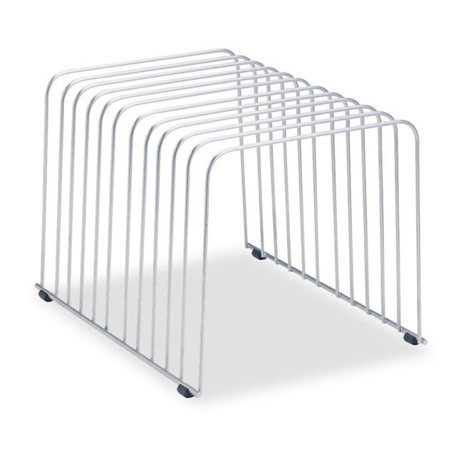 FELLOWES INC. 72012 Fellowes Wire File Sorter - 11 Compartment(s) - 11 Divider(s) - 8in Height x 9in Width x 11.4in Depth - Desktop - Silver - Steel - 1Each