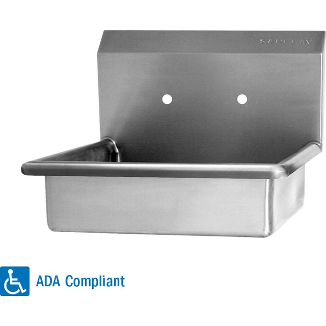 SANI-LAV 5A48 Wash Sink: Wall Mount, 304 Stainless Steel