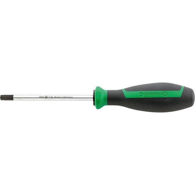 Stahlwille 46563009 Precision & Specialty Screwdrivers; Tool Type: Torx Screwdriver ; Blade Length: 2 ; Overall Length: 5.75 ; Shaft Length: 60mm ; Handle Length: 155mm ; Handle Color: Green; Black