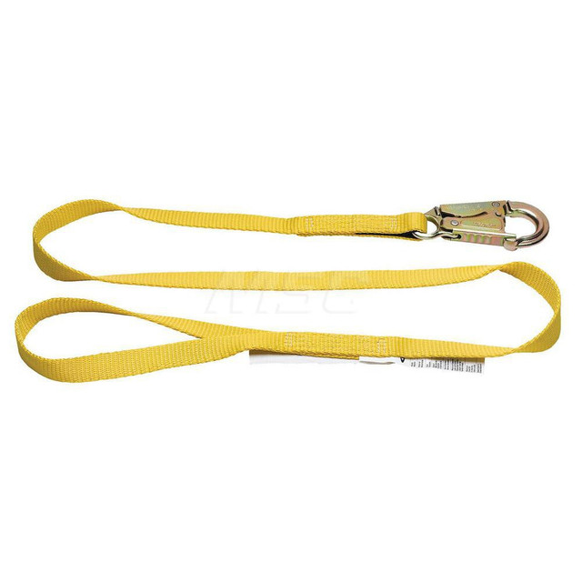 Werner C113106 Lanyards & Lifelines; Load Capacity: 5000lb ; Construction Type: Webbing ; Harness Type: Positioning ; Lanyard End Connection: Web Loop ; Anchorage End Connection: Snap Hook ; Length Ft.: 6.00