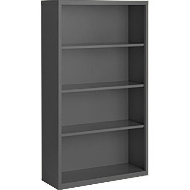 Steel Cabinets USA BCA-366013-G Bookcases; Overall Height: 60 ; Overall Width: 36 ; Overall Depth: 13 ; Material: Steel ; Color: Dove Gray ; Shelf Weight Capacity: 160